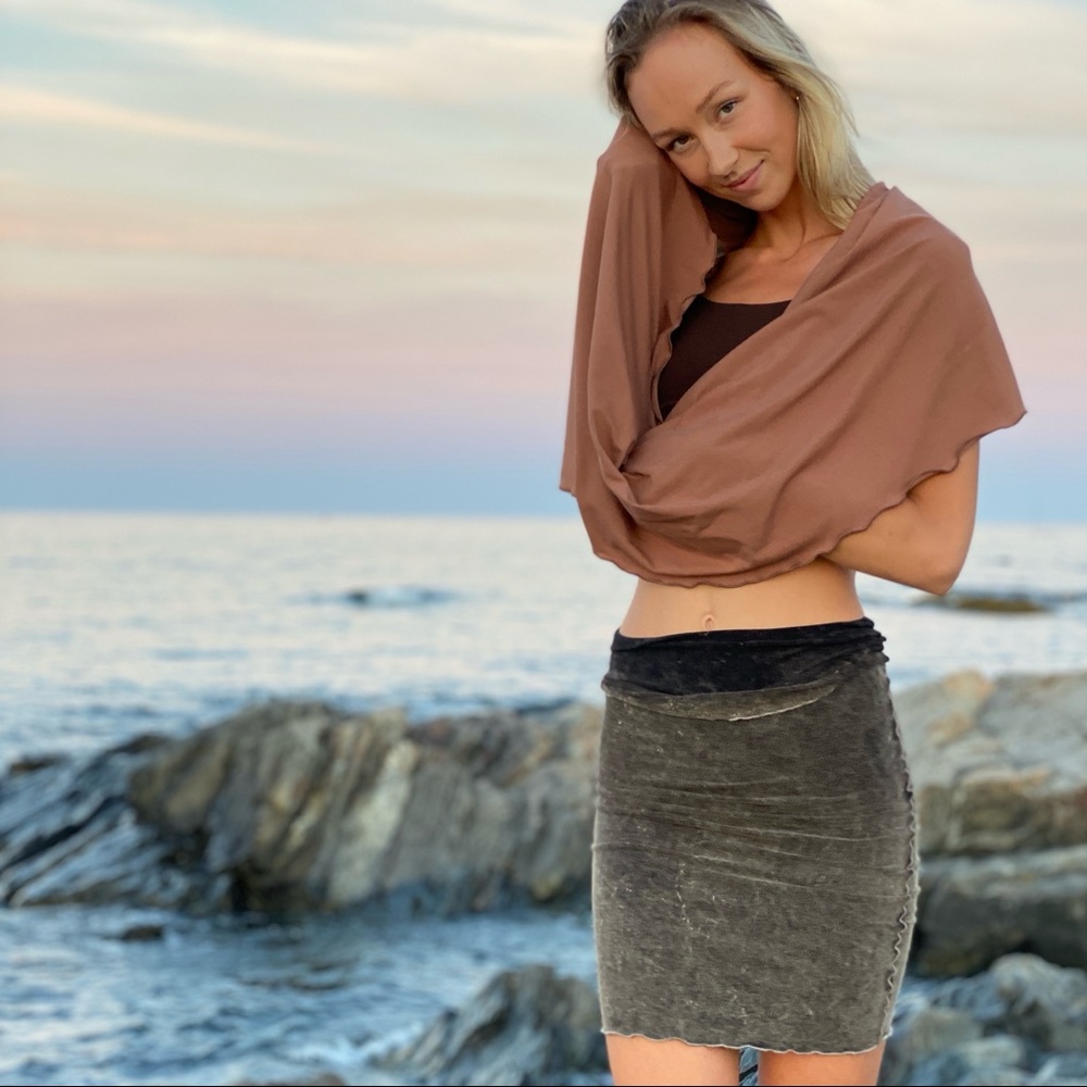 ANGELROX loop infinity scarf shawl - cedar